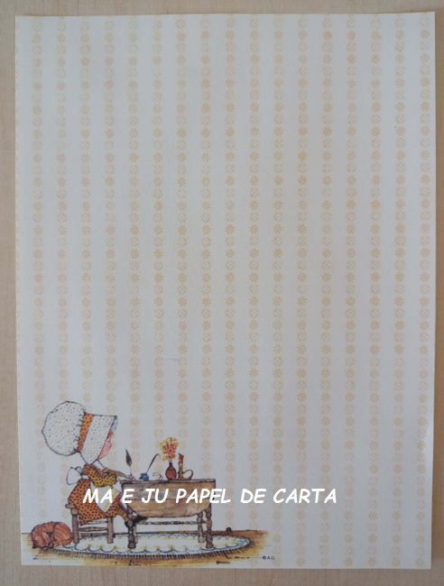 HOLLY HOBBIE CONJUNTO IMPORTADO = PAPEL + ENVELOPE - HH148 - Imagem 2