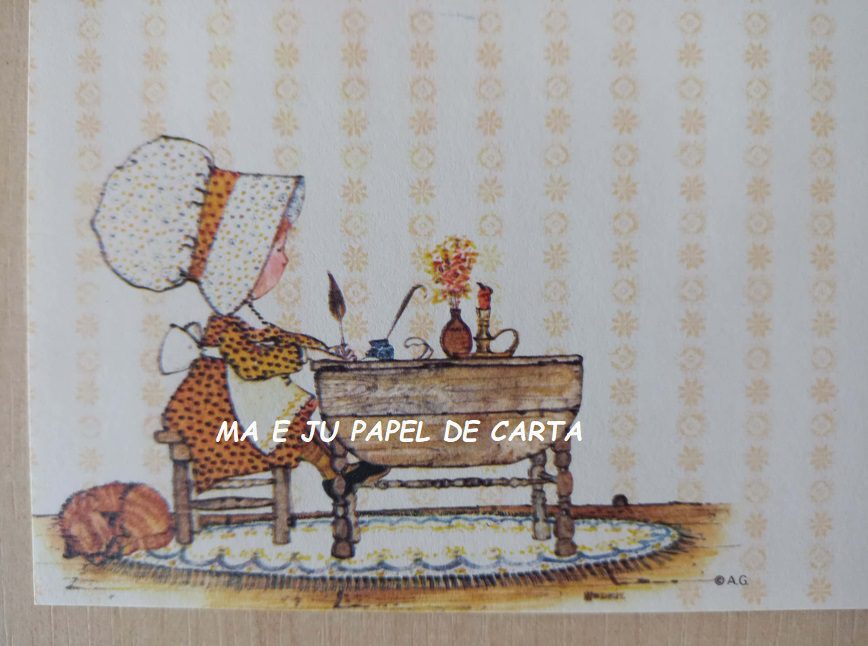 HOLLY HOBBIE CONJUNTO IMPORTADO = PAPEL + ENVELOPE - HH148 - Imagem 3