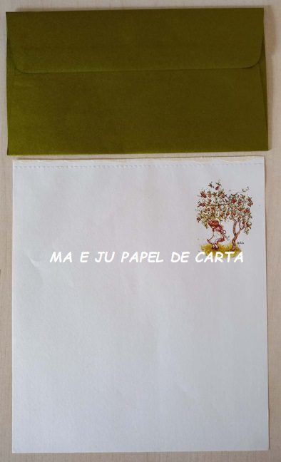HOLLY HOBBIE CONJUNTO IMPORTADO = PAPEL + ENVELOPE - HH21