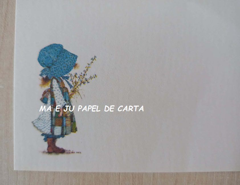 HOLLY HOBBIE CONJUNTO IMPORTADO = PAPEL + ENVELOPE - HH150 - Imagem 3