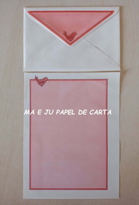 BICHINHO BIRD CONJUNTO IMPORTADO = PAPEL + ENVELOPE – BI21