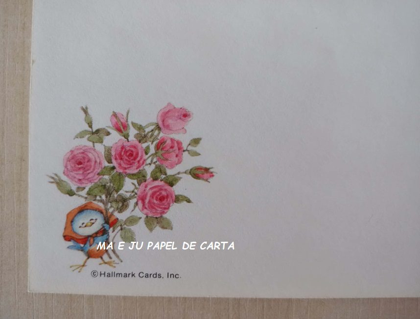 BICHINHO BIRD CONJUNTO IMPORTADO = PAPEL + ENVELOPE - BI07 - Imagem 3