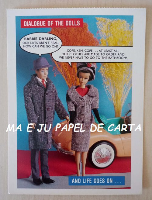 BARBIE POSTCARD IMPORTADO = BA15 - Imagem 2