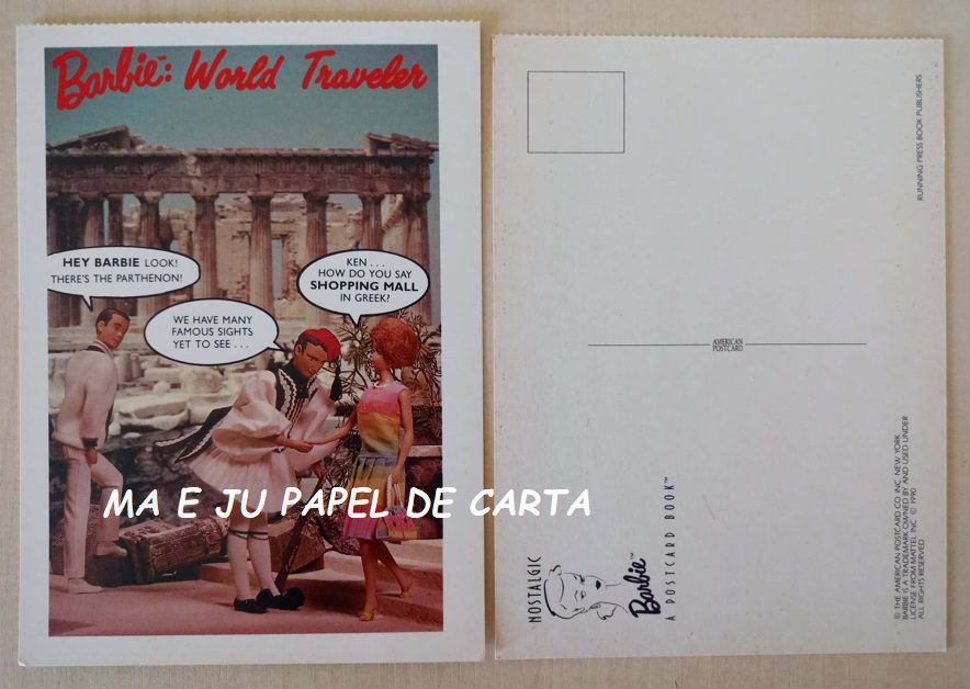 BARBIE POSTCARD IMPORTADO = BA12