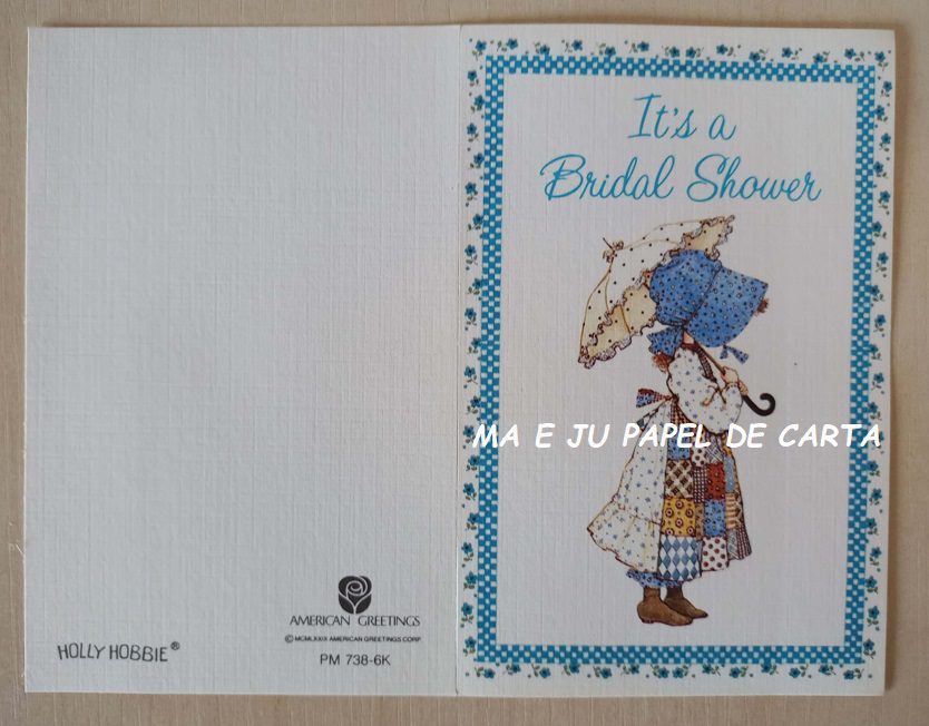 HOLLY HOBBIE CARTÃO IMPORTADO = HH111 - Imagem 2