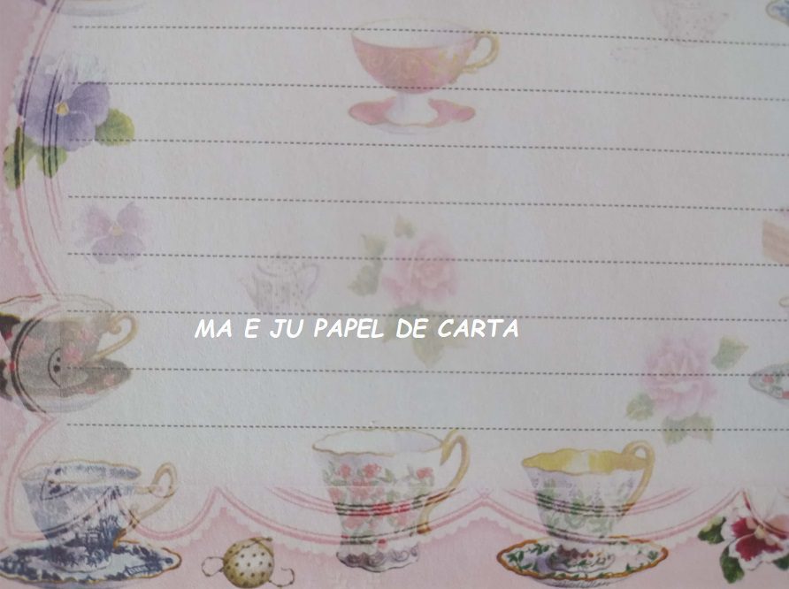 CAROL´S ROSE GARDEN CONJUNTO IMPORTADO = PAPEL + ENVELOPE = CG03 - Imagem 3