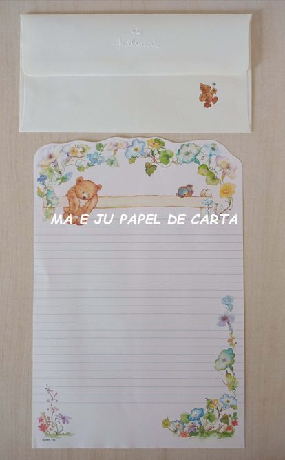 MARY HAMILTON CONJUNTO IMPORTADO = PAPEL ROSÊ + ENVELOPE – MH13