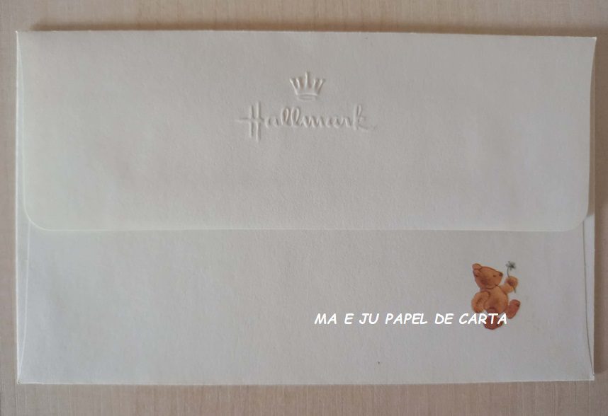 MARY HAMILTON CONJUNTO IMPORTADO = PAPEL CREME + ENVELOPE – MH14 - Imagem 4
