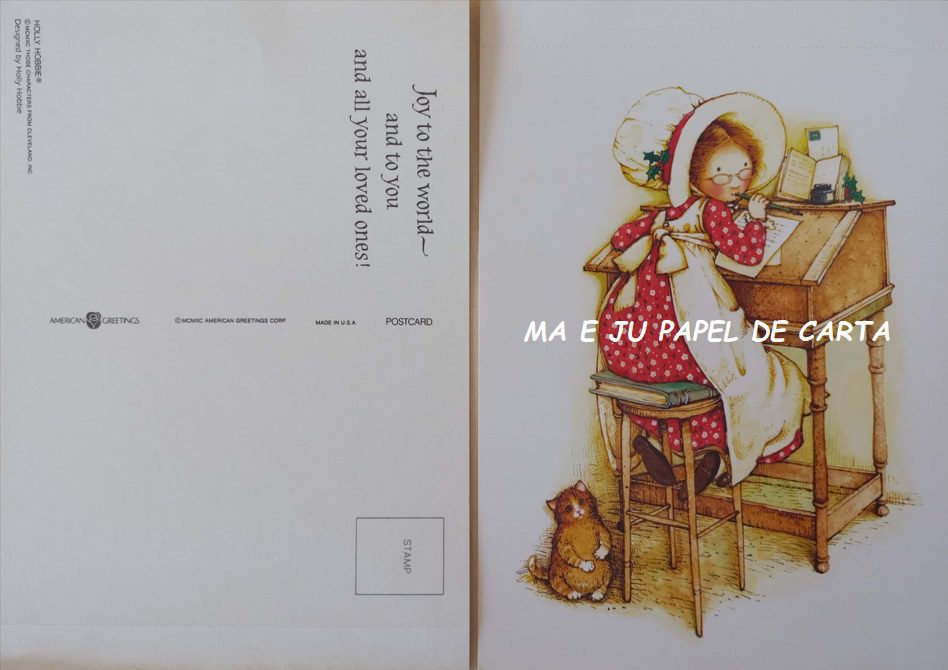 HOLLY HOBBIE POSTCARD BOOK IMPORTADO = HH128 - Imagem 9