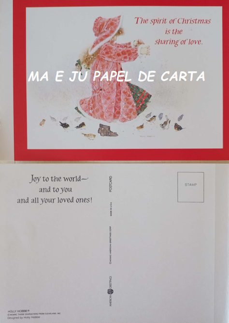 HOLLY HOBBIE POSTCARD BOOK IMPORTADO = HH128 - Imagem 11