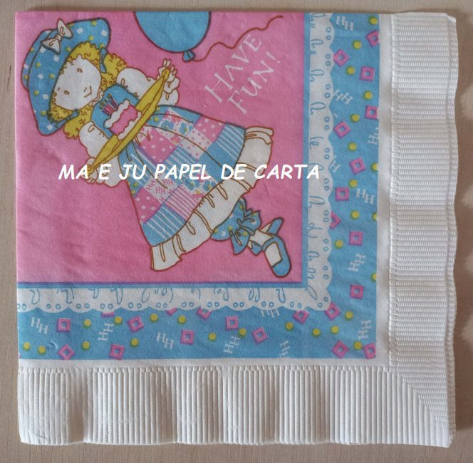 HOLLY HOBBIE GUARDANAPO DE PAPEL IMPORTADO = HH144 - Imagem 2