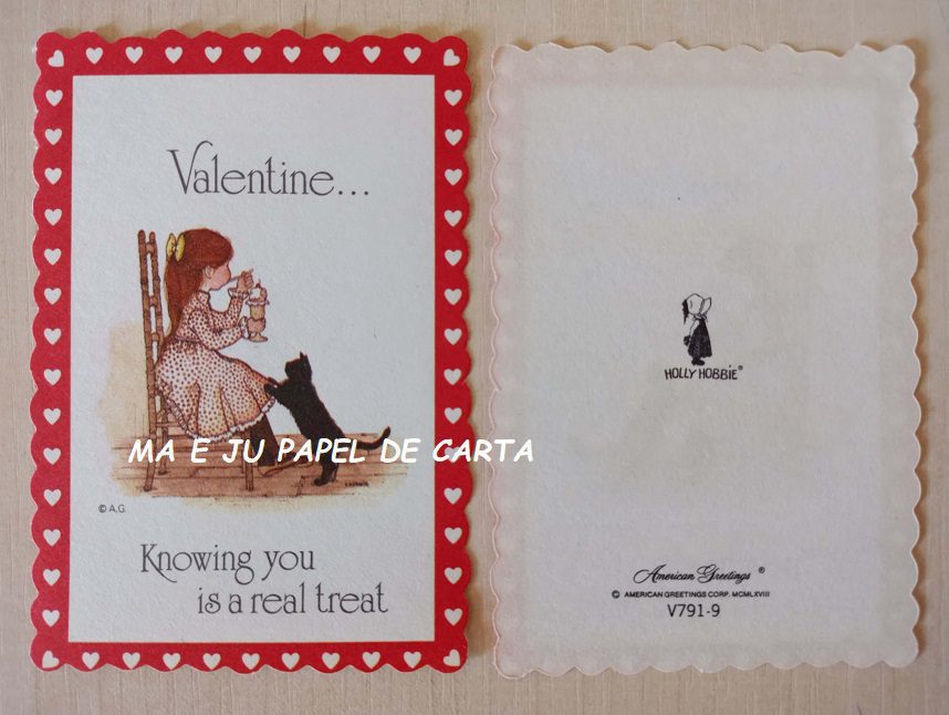 HOLLY HOBBIE CARTÃO VALENTINE IMPORTADO = HH120 - Imagem 2