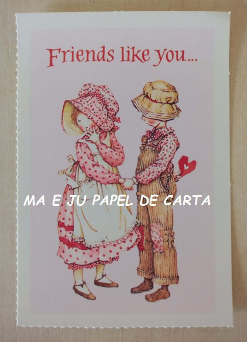 HOLLY HOBBIE CARTÃO VALENTINE IMPORTADO = HH116 - Imagem 5