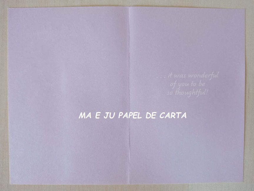 VICTORIA PLUM CARTÃO IMPORTADO = VP05 - Imagem 3