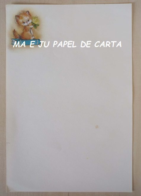 BICHINHO CAT CONJUNTO IMPORTADO = PAPEL + ENVELOPE – BI95