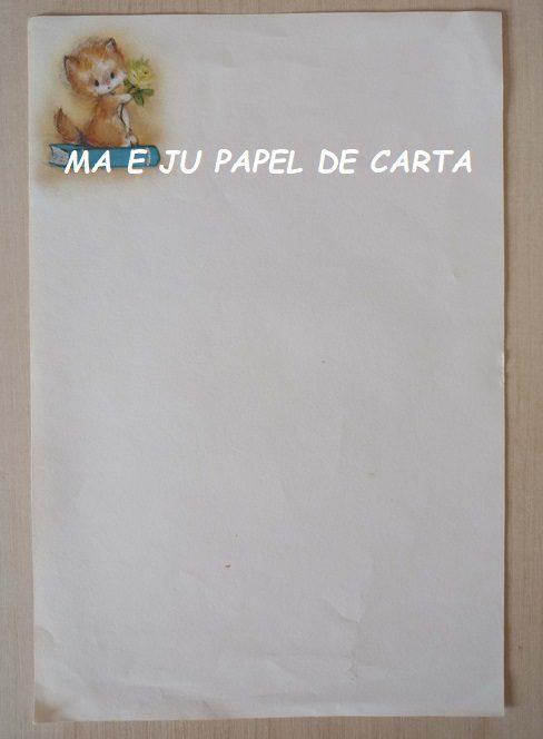 BICHINHO CAT CONJUNTO IMPORTADO = PAPEL + ENVELOPE – BI96