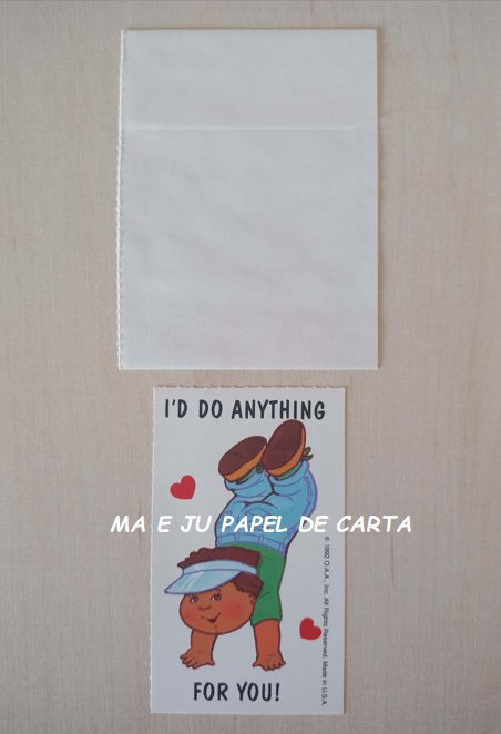 CABBAGE PATCH CARTÃO VALENTINE IMPORTADO = CAB15