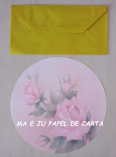 FORMAS RECORTADAS CONJUNTO ROUND IMPORTADO = PAPEL + ENVELOPE – FR27