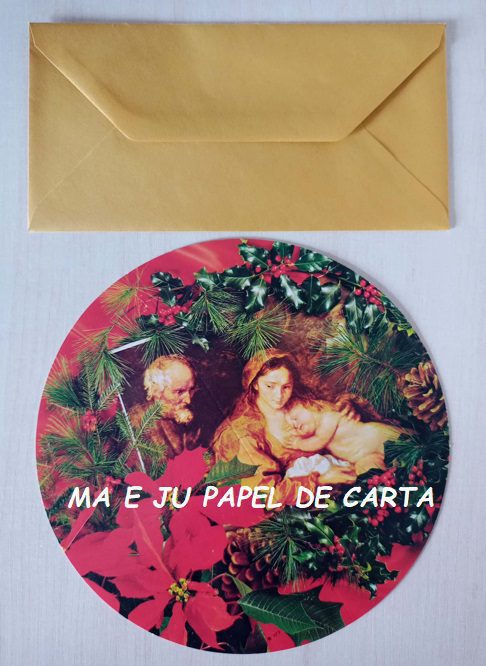 FORMAS RECORTADAS CONJUNTO ROUND IMPORTADO = PAPEL + ENVELOPE – FR32
