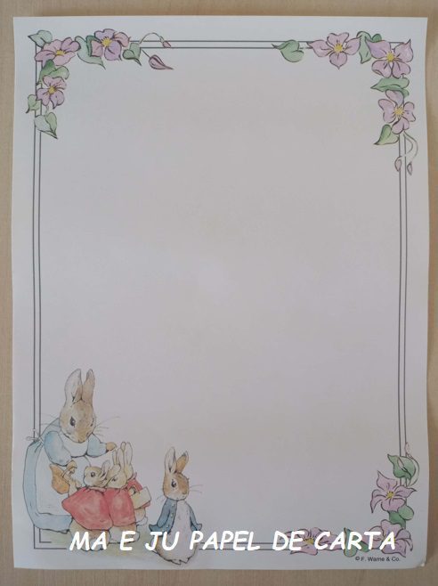 PETTER RABBIT FOLHA AVULSA IMPORTADA = PR03