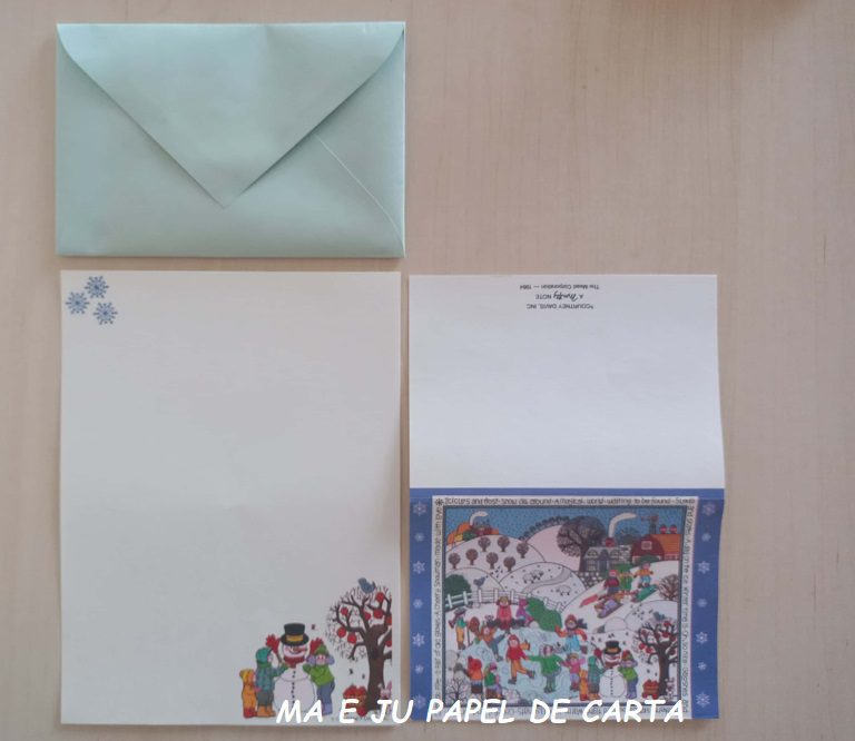 MENININHAS MONTAG COURTNEY DAVIS CONJUNTO IMPORTADO = PAPEL + ENVELOPE + CARTÃO – MEN223
