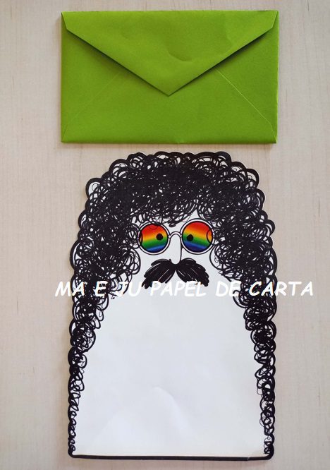 MENININHAS HALLMARK CONJUNTO IMPORTADO = PAPEL + ENVELOPE – MEN107