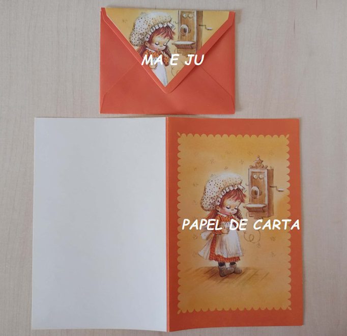 MENININHAS CUTE 'N' LOVABLE CONJUNTO IMPORTADO = PAPEL + ENVELOPE – MEN18
