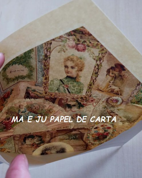 MENININHAS HALLMARK CONJUNTO IMPORTADO = PAPEL + ENVELOPE – MEN123 - Imagem 4