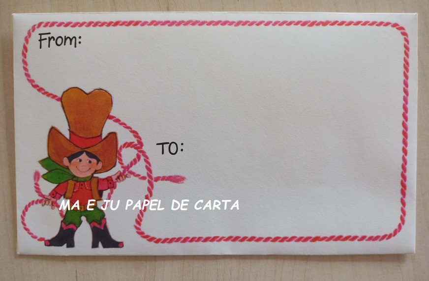 MENININHAS CONJUNTO IMPORTADO = PAPEL + ENVELOPE – MEN291 - Imagem 4