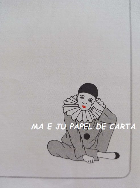 MENININHAS FUJITA PIERROT CONJUNTO IMPORTADO = PAPEL + ENVELOPE – MEN300 - Imagem 3