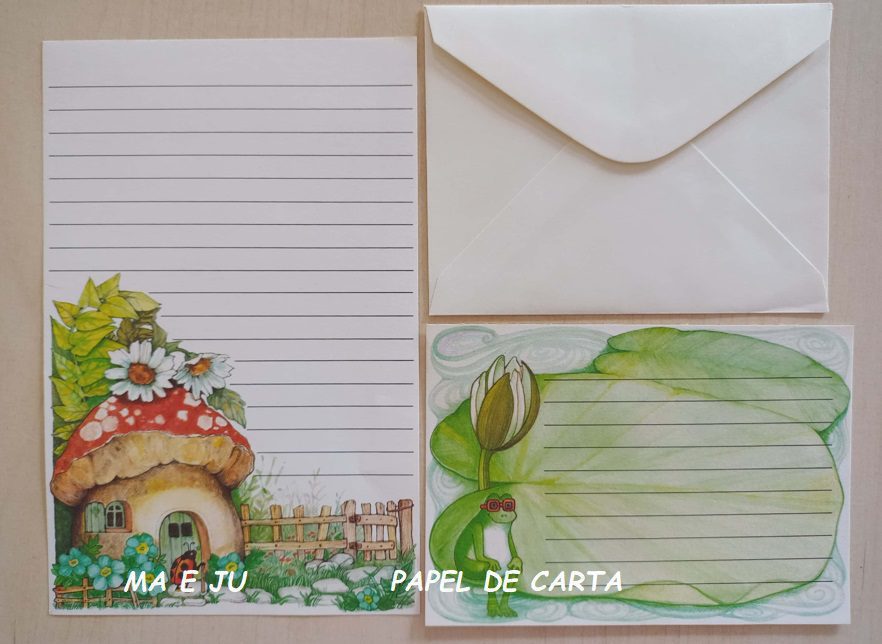 MENININHAS CONJUNTO IMPORTADO = PAPEL + ENVELOPE + POSTCARD – MEN315