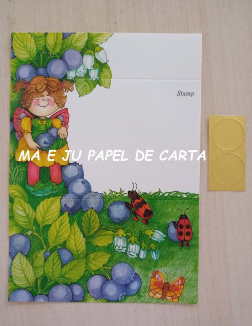MENININHAS CONJUNTO IMPORTADO = PAPEL + ENVELOPE + POSTALETTE + POSTCARD – MEN314 - Imagem 8