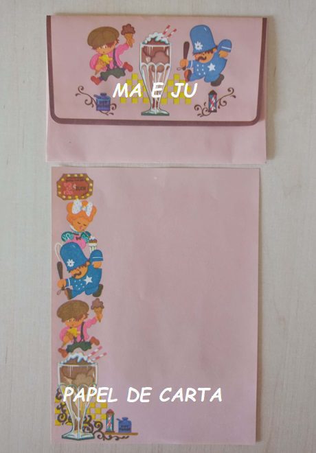 MENININHAS ICE CREAM CONJUNTO IMPORTADO = PAPEL + ENVELOPE – MEN46