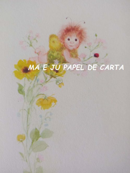 MENININHAS HALLMARK CONJUNTO IMPORTADO = PAPEL + ENVELOPE – MEN58 - Imagem 3