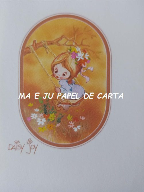 MENININHAS DAISY JOY CONJUNTO IMPORTADO = PAPEL + ENVELOPE – MEN73 - Imagem 3