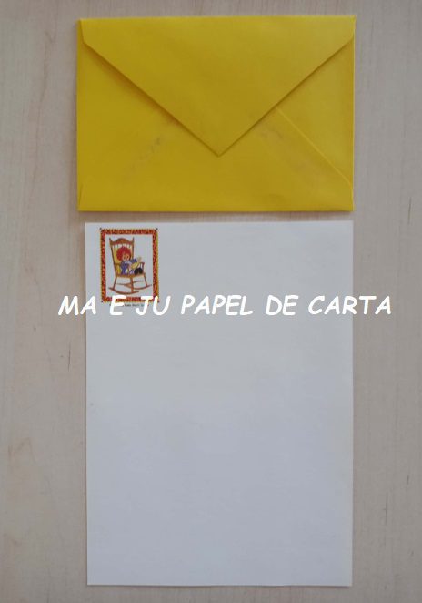 RAGGEDY ANN CONJUNTO IMPORTADO = PAPEL + ENVELOPE – RAG13