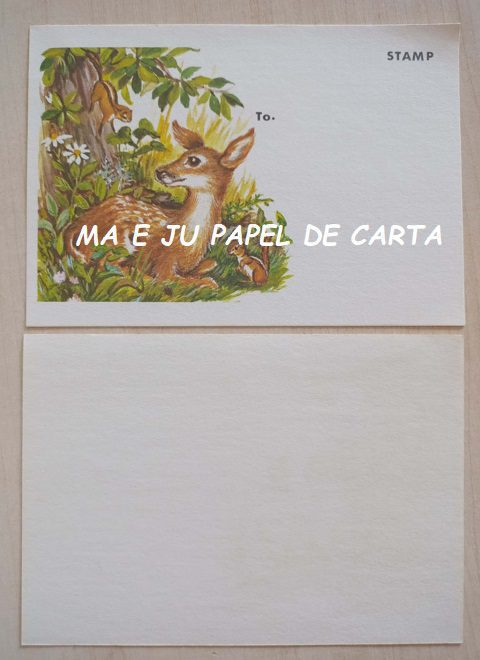POSTCARD BICHINHOS IMPORTADO = PT20