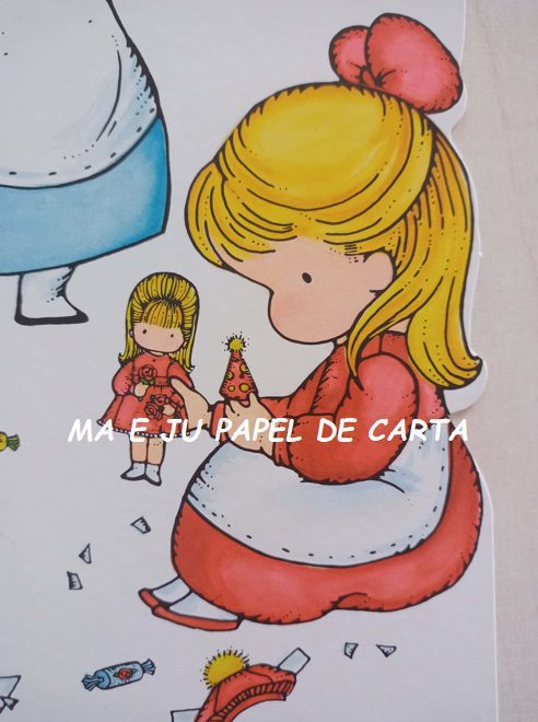 JOAN WALSH ANGLUND FOLHA DECORADA SCRAPBOOKING IMPORTADA = JW38 - Imagem 2