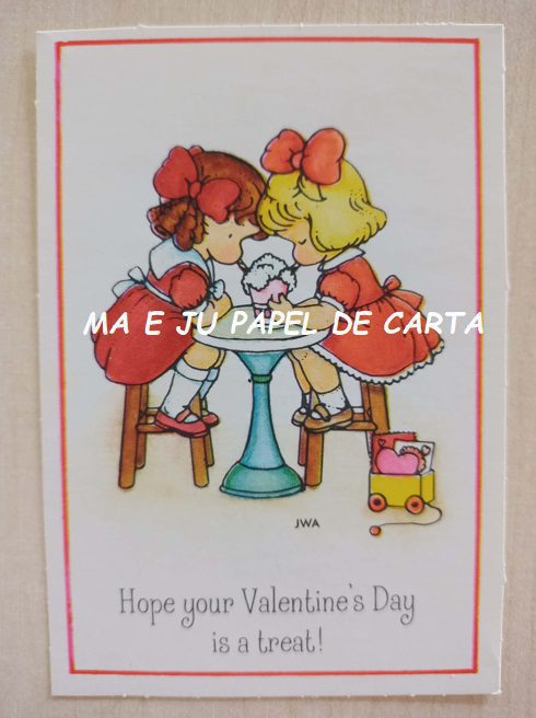 JOAN WALSH ANGLUND CARTÃO VALENTINE IMPORTADO = JW69 - Imagem 2
