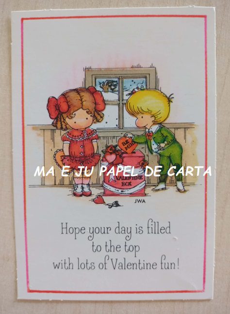 JOAN WALSH ANGLUND CARTÃO VALENTINE IMPORTADO = JW71 - Imagem 2