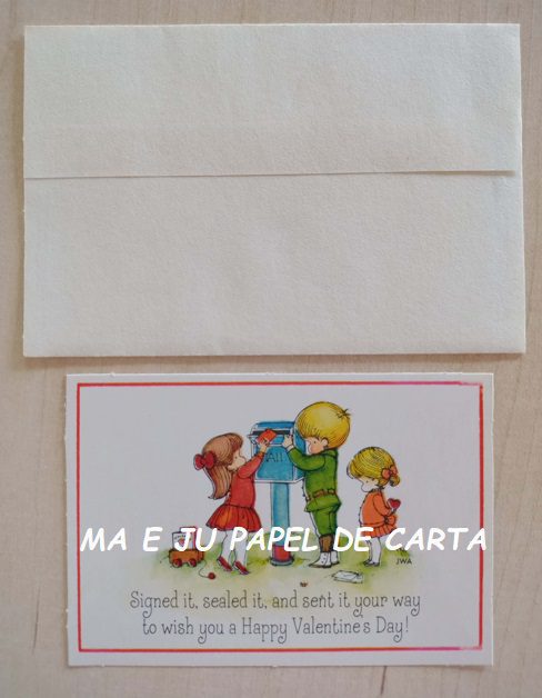 JOAN WALSH ANGLUND CARTÃO VALENTINE IMPORTADO = JW72