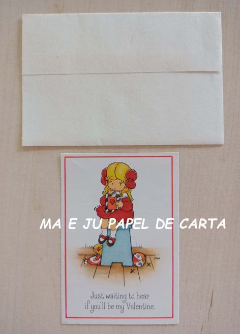JOAN WALSH ANGLUND CARTÃO VALENTINE IMPORTADO = JW73