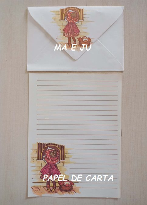 MENININHA CONJUNTO IMPORTADO = CAPA + PAPEL + ENVELOPE – MEN349 - Imagem 6