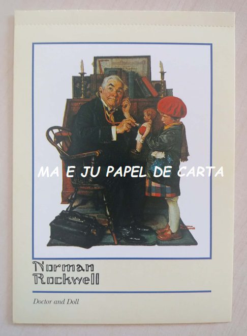 NORMAN ROCKWELL POSTCARD IMPORTADO = NR32