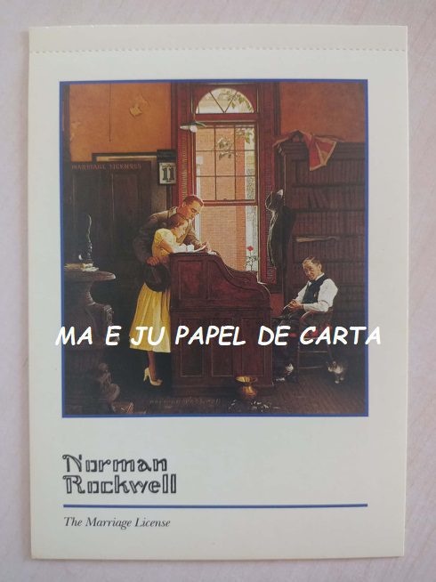 NORMAN ROCKWELL POSTCARD IMPORTADO = NR33