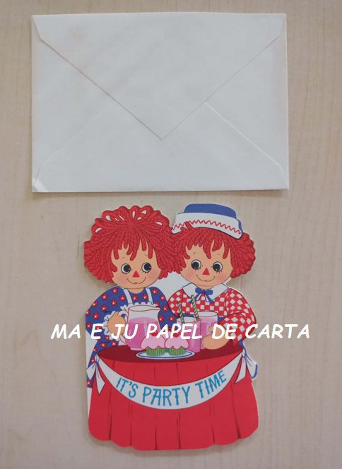 RAGGEDY ANN CARTÃO IMPORTADO = RAG27