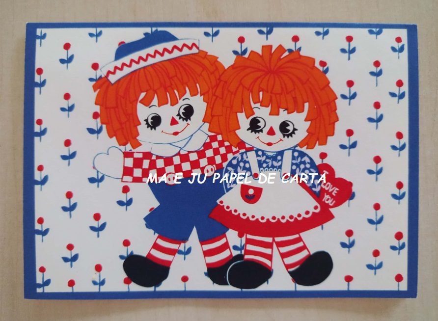 RAGGEDY ANN NOTECARD IMPORTADO = RAG32