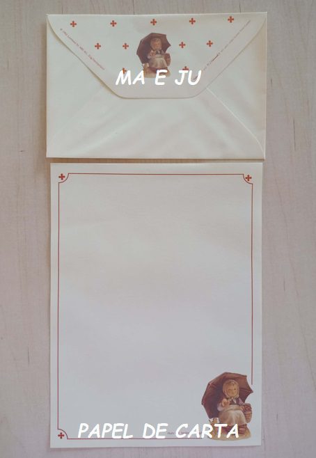 HUMMELS CONJUNTO IMPORTADO = CAPA + PAPEL + ENVELOPE – HU03 - Imagem 5