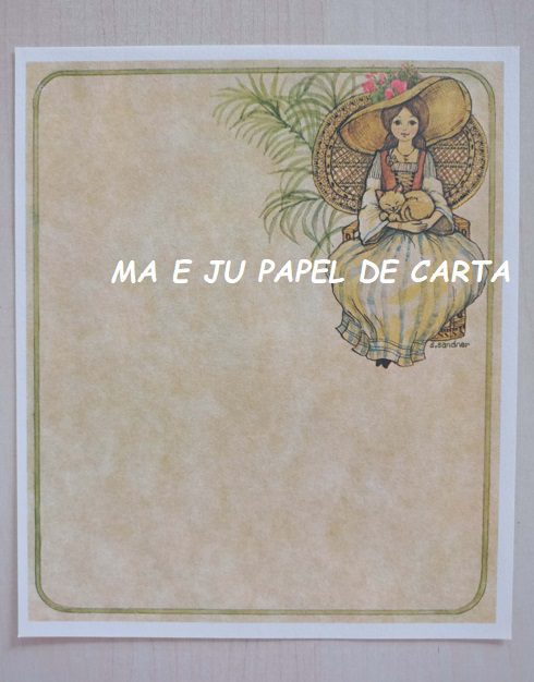 MENININHAS S SANDNER CONJUNTO IMPORTADO = CAPA + PAPEL + ENVELOPE – MEN400 - Imagem 7