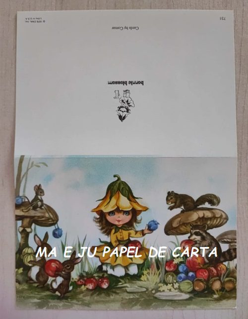 BONNIE BLOSSOM MENININHA CARTÃO IMPORTADO = MEN498 - Imagem 2
